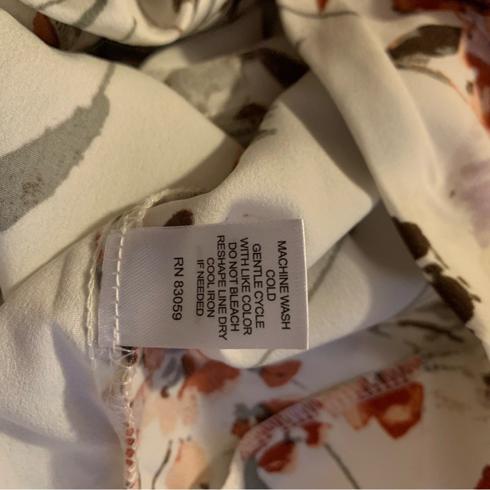 Supply & Demand “Quincy” Floral Blouse / Top Cottagecore Romantic.  Sz L.   NWT! - Picture 11 of 11
